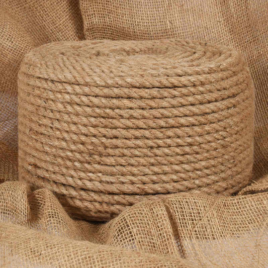 Jutové Lano 10 Ks 2 Mm Přírodní 100% Jute Tossa