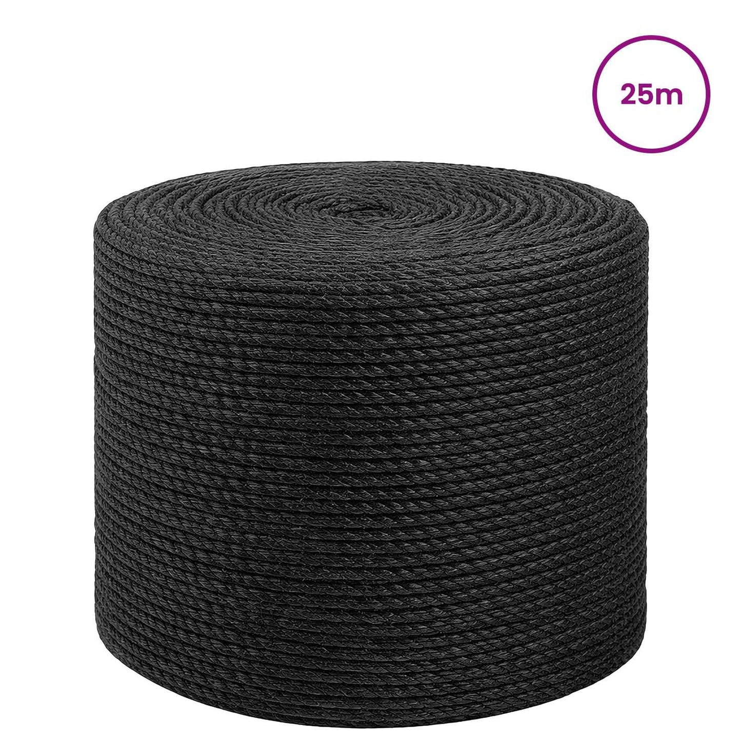 Jutové Lano 6 Černá 100% Jute Tossa