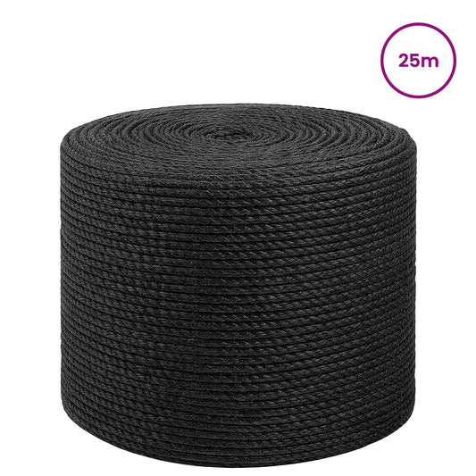 Jutové Lano 6 Černá 100% Jute Tossa