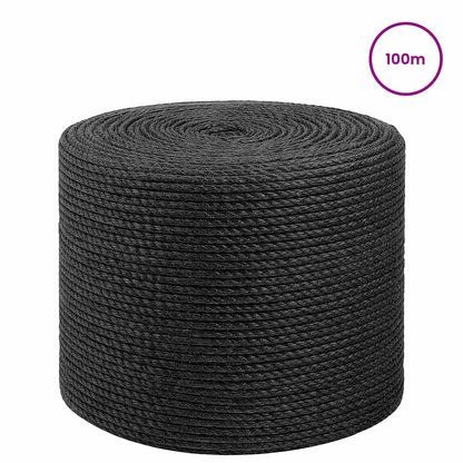 Jutové Lano 6 Černá 100% Jute Tossa