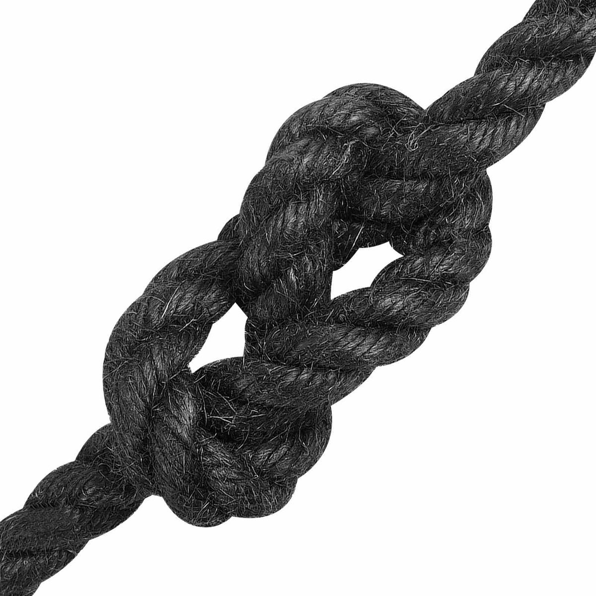 Jutové Lano 10 Mm Černá 100% Jute Tossa