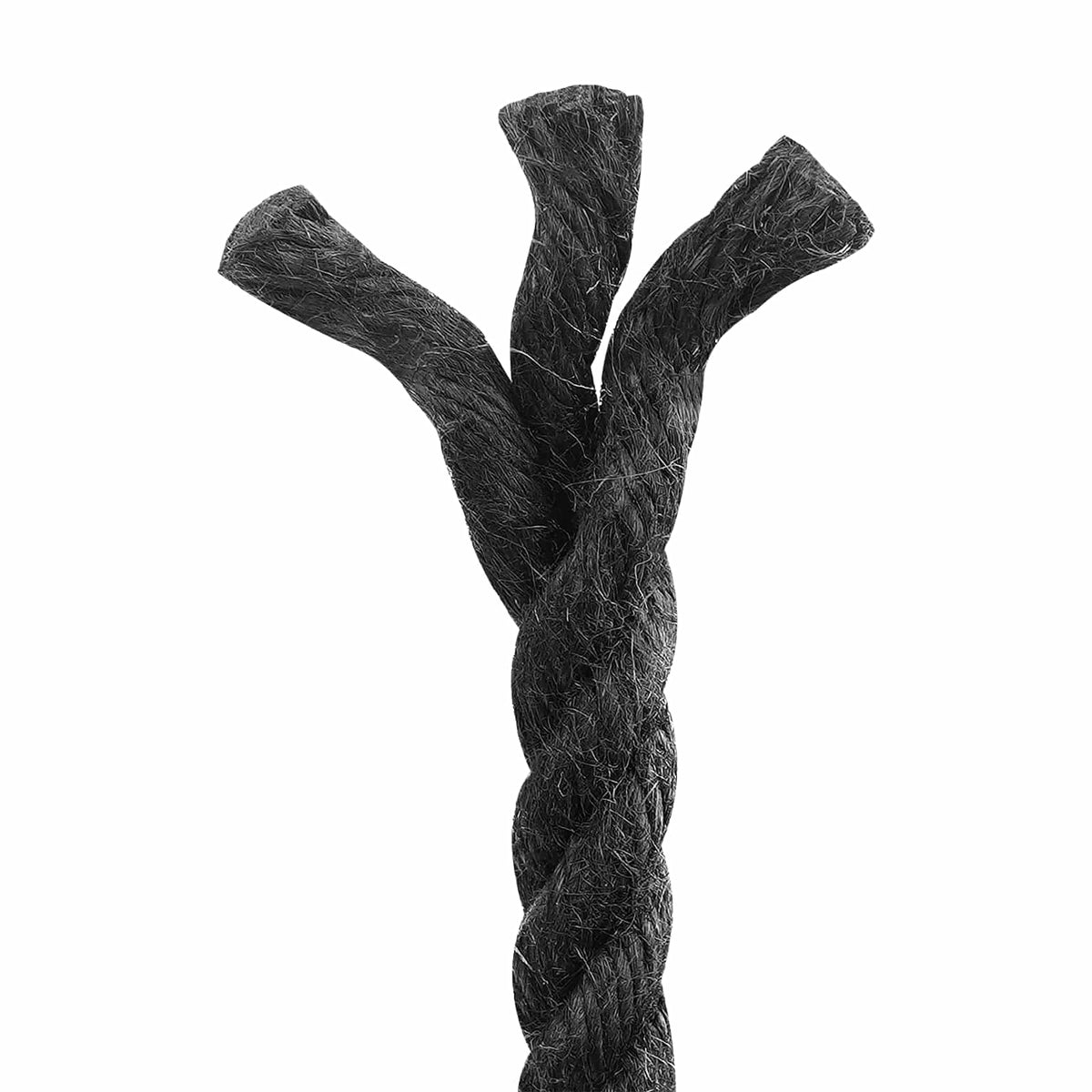 Jutové Lano 10 Mm Černá 100% Jute Tossa