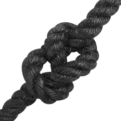 Jutové Lano 12 Mm Černá 100% Jute Tossa