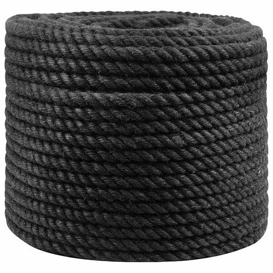 Jutové Lano 12 Černá 100% Jute Tossa