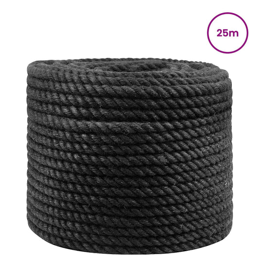 Jutové Lano 14 Černá 100% Jute Tossa