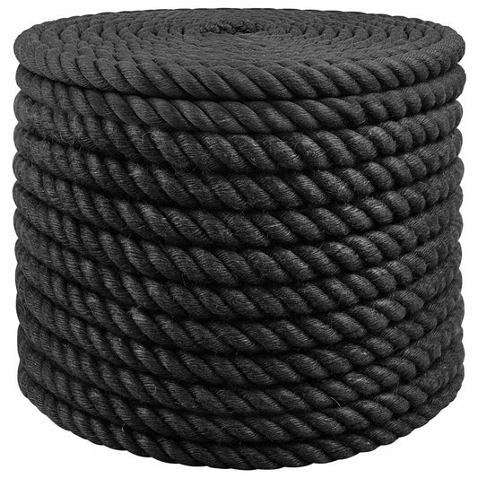 Jutové Lano 16 Černá 100% Jute Tossa