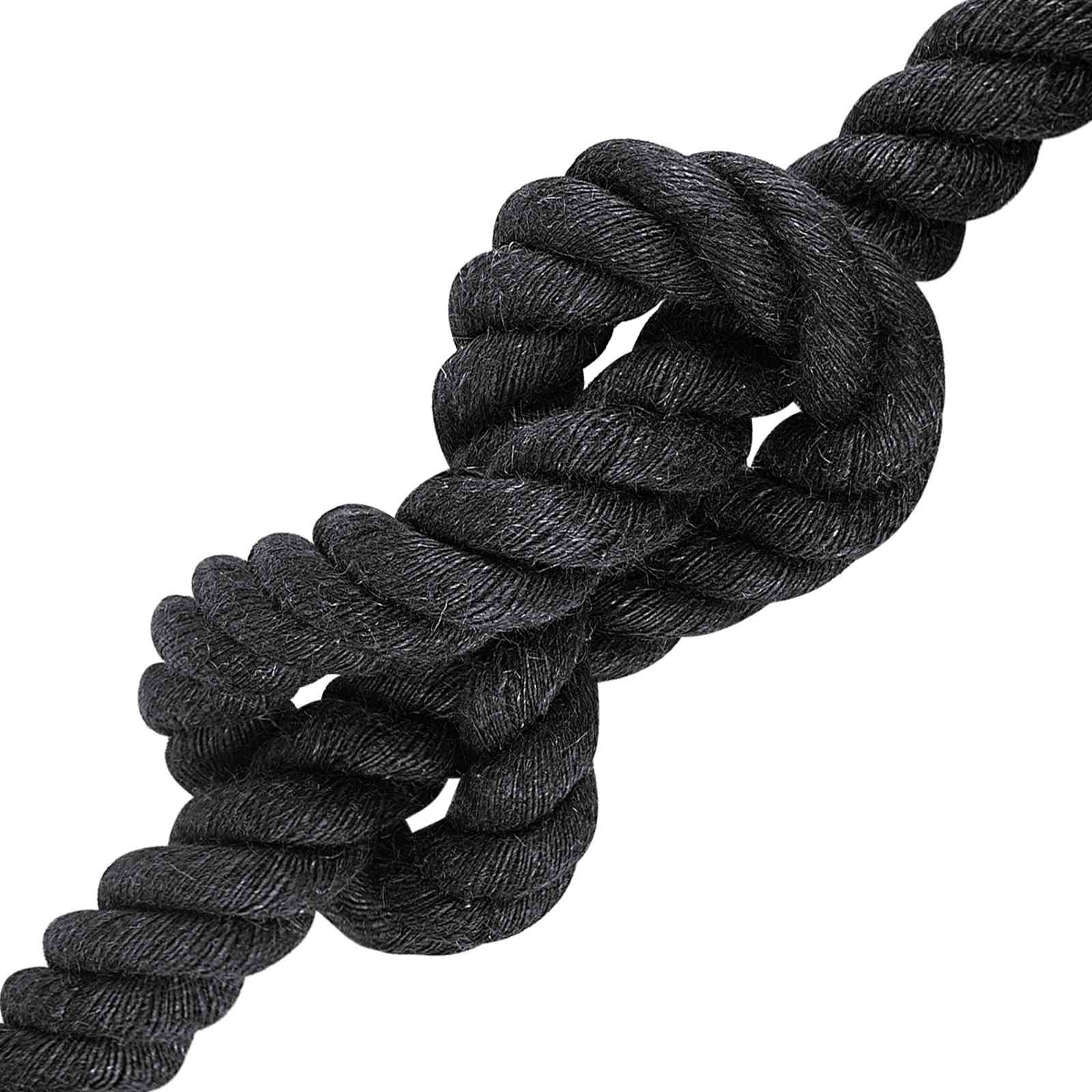 Jutové Lano 30 Černá 100% Jute Tossa