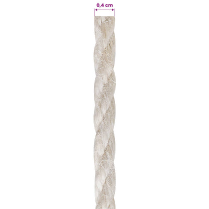 Jutové Lano 4 Bílá 100% Jute Tossa