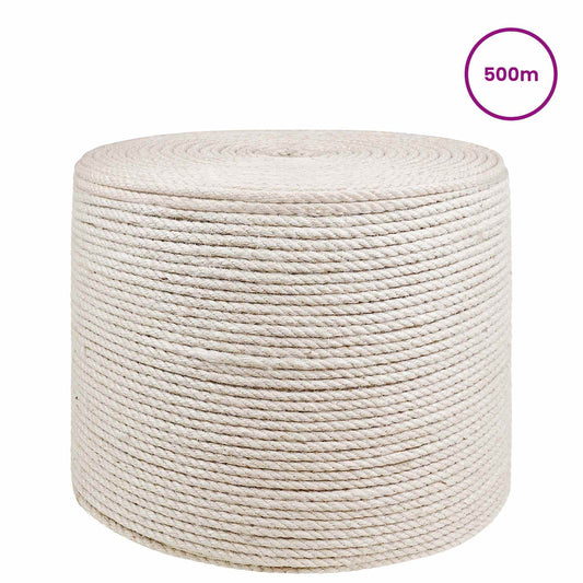 Jutové Lano 6 Bílá 100% Jute Tossa