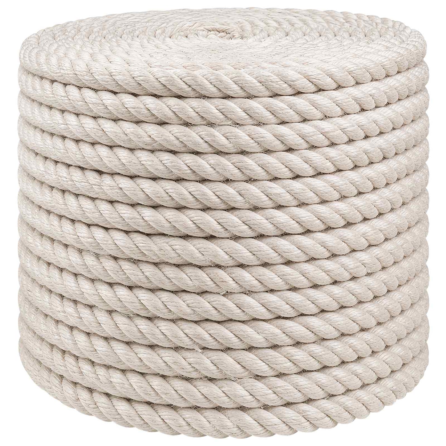 Jutové Lano 14 Mm Bílá 100% Jute Tossa