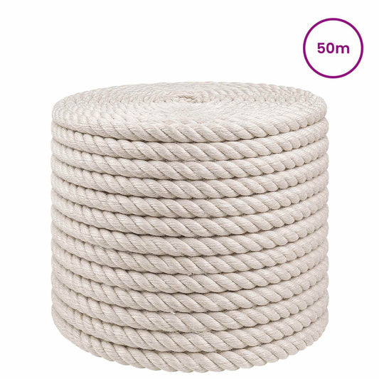 Jutové Lano 14 Mm Bílá 100% Jute Tossa
