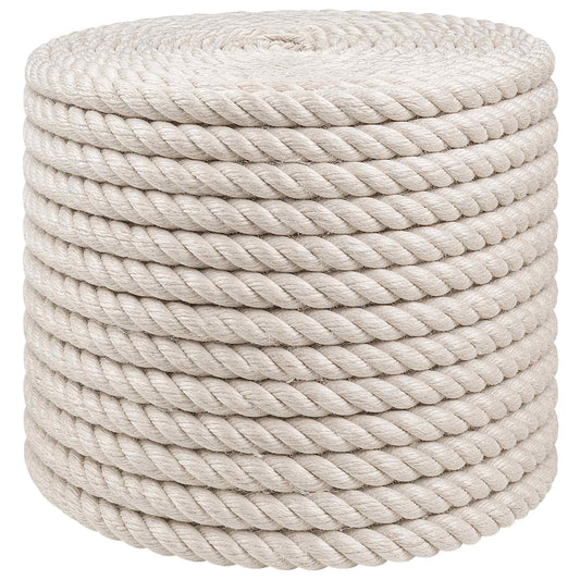 Jutové Lano 14 Mm Bílá 100% Jute Tossa