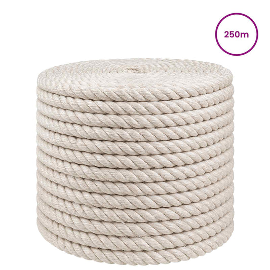 Jutové Lano 14 Mm Bílá 100% Jute Tossa