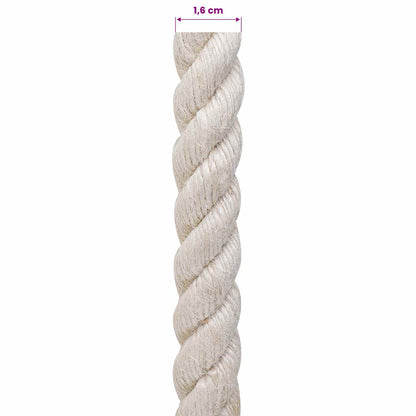 Jutové Lano 16 Mm Bílá 100% Jute Tossa