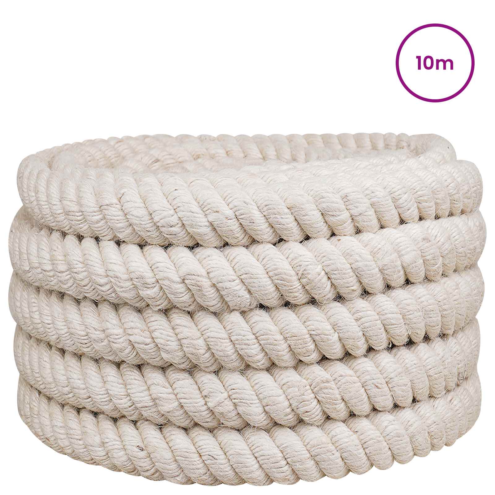 Jutové Lano 40 Bílá 100% Jute Tossa