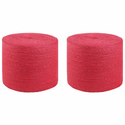 2 Ks 2 Mm Červená 100% Jute Tossa