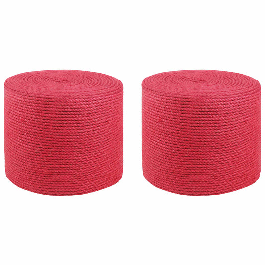 2 Ks 2 Mm Červená 100% Jute Tossa