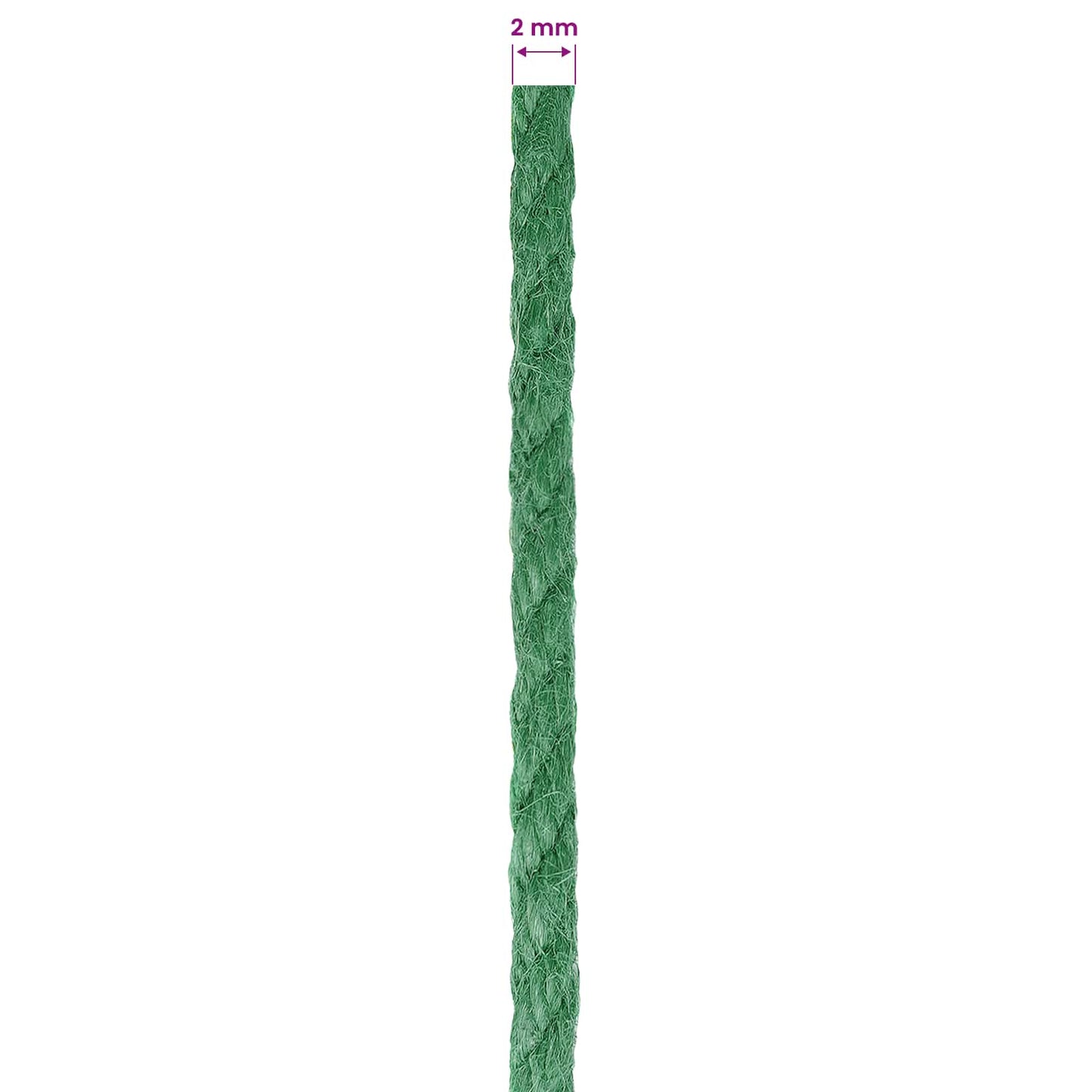 2 Ks 2 Mm Zelená 100% Jute Tossa
