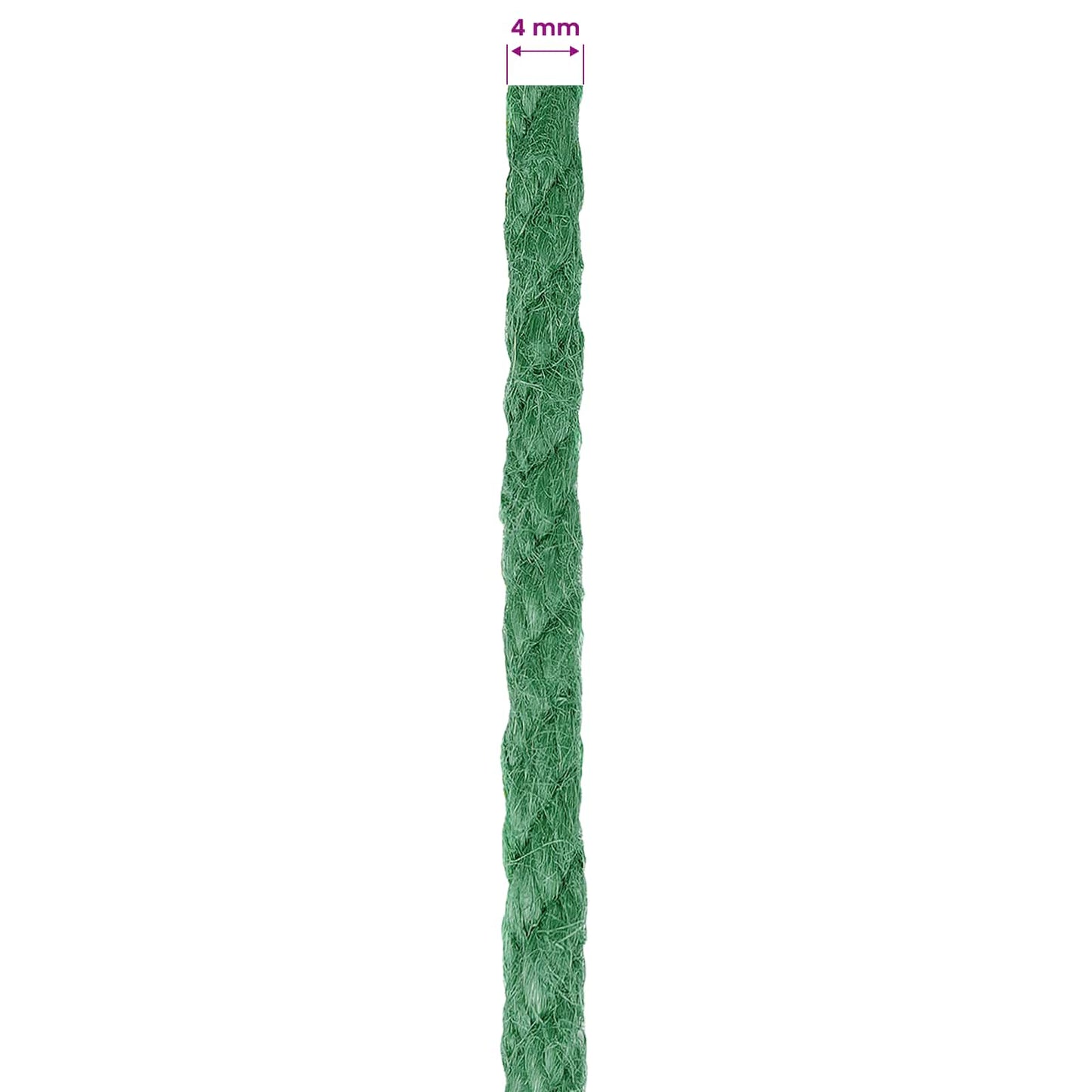 Jutové Lano Zelená 100% Jute Tossa