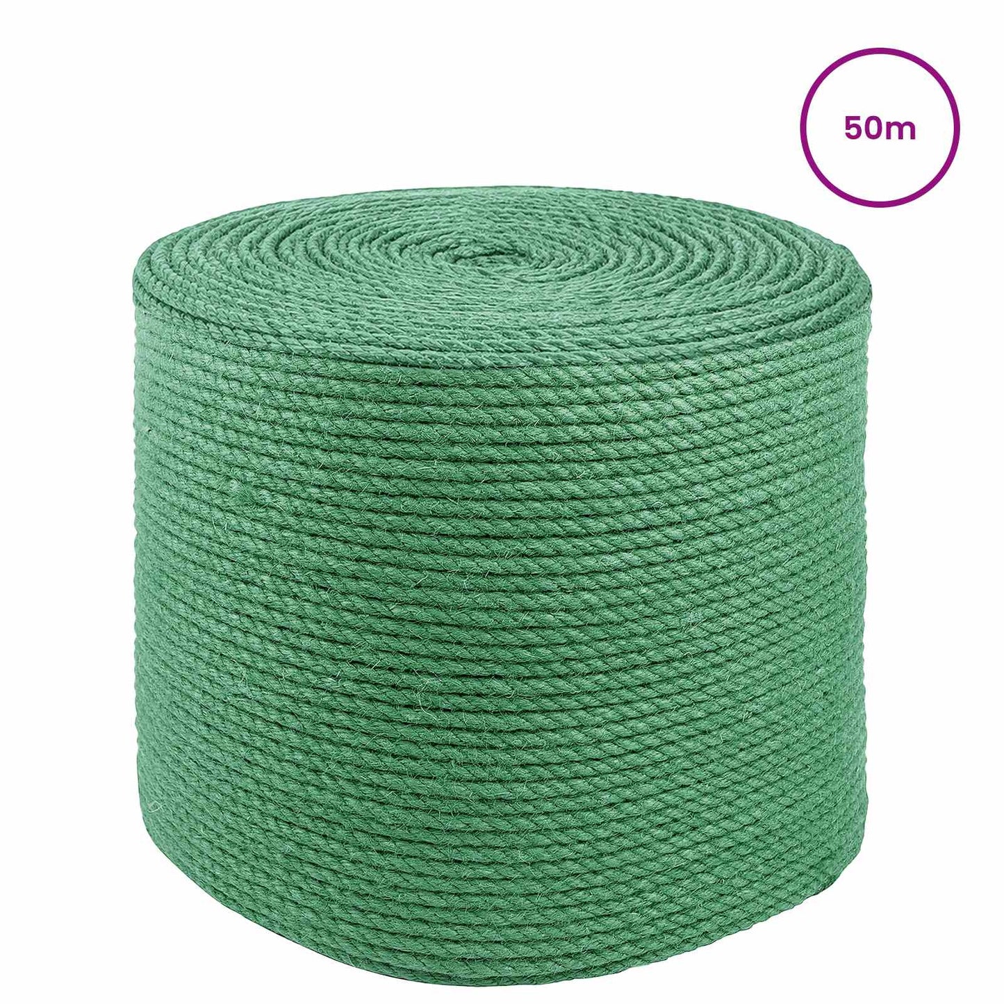 Jutové Lano Zelená 100% Jute Tossa