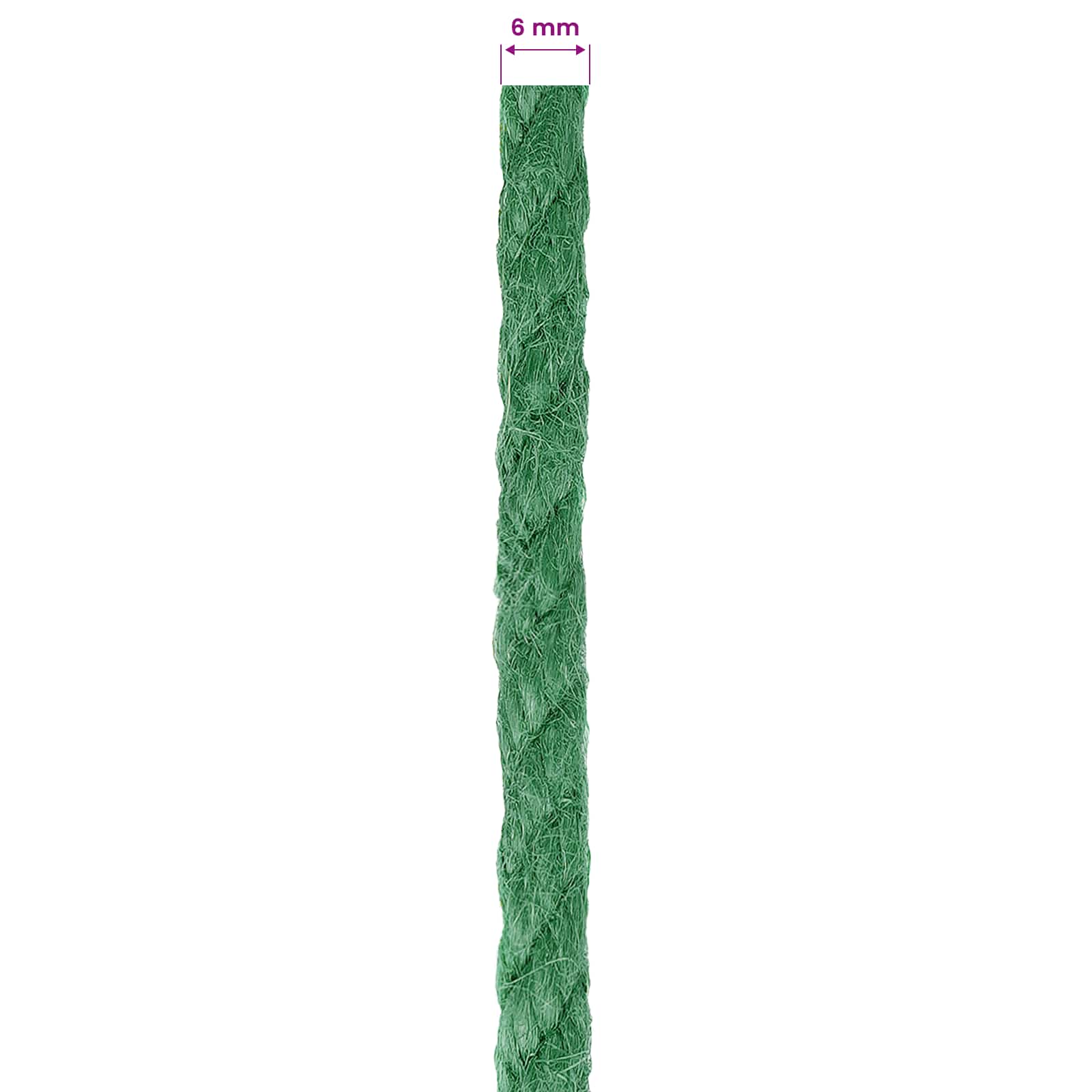 Jutové Lano Zelená 100% Jute Tossa