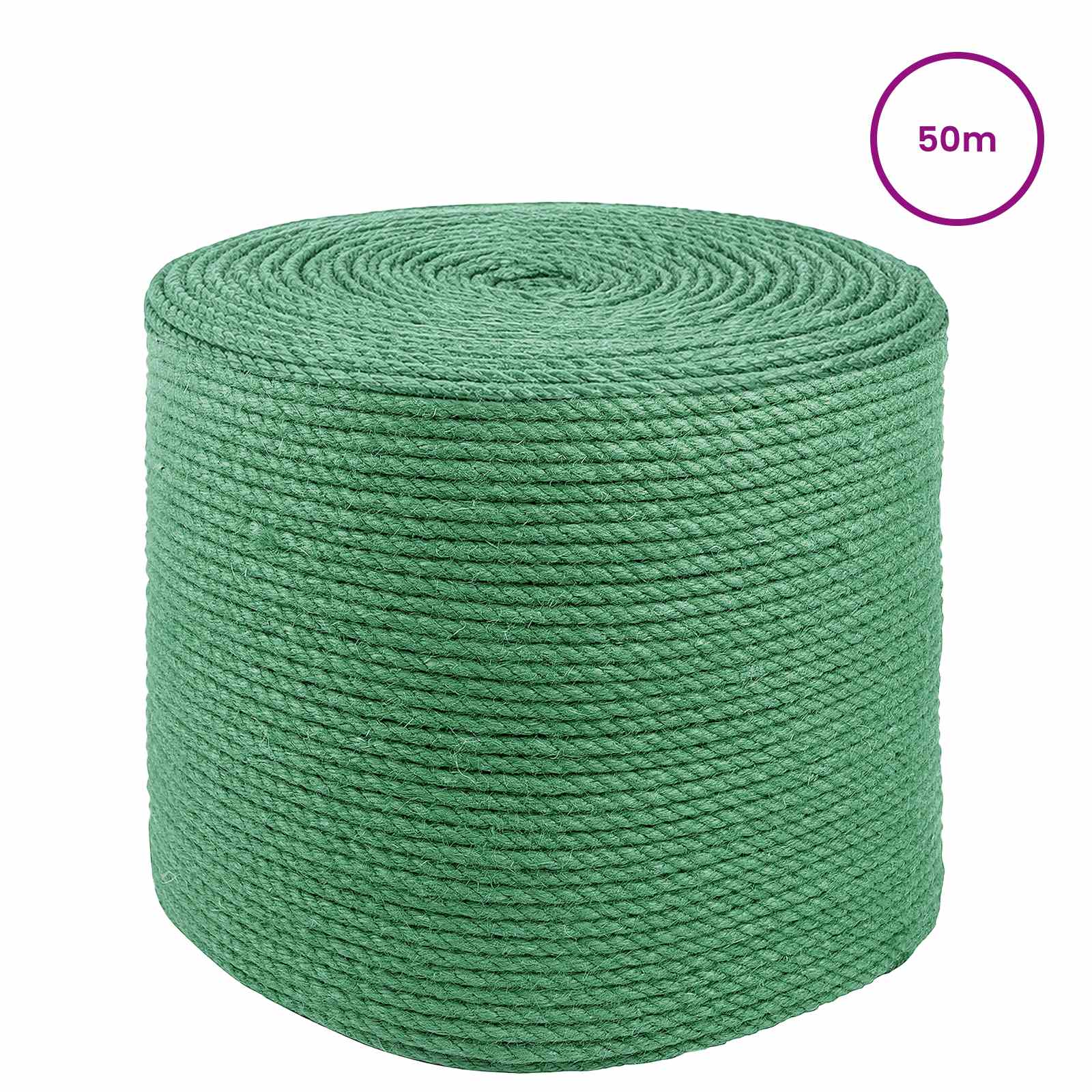 Jutové Lano Zelená 100% Jute Tossa