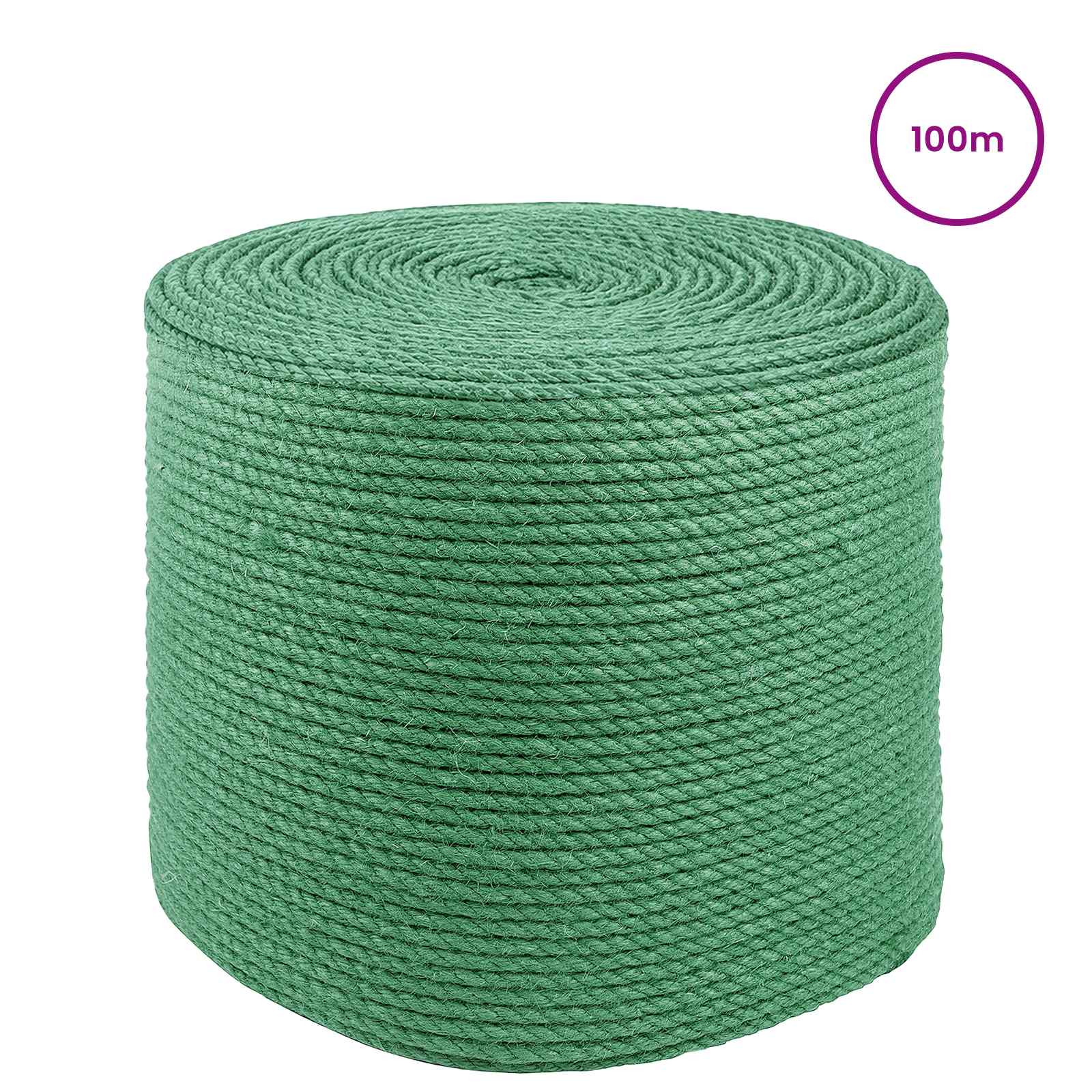 Jutové Lano Zelená 100% Jute Tossa