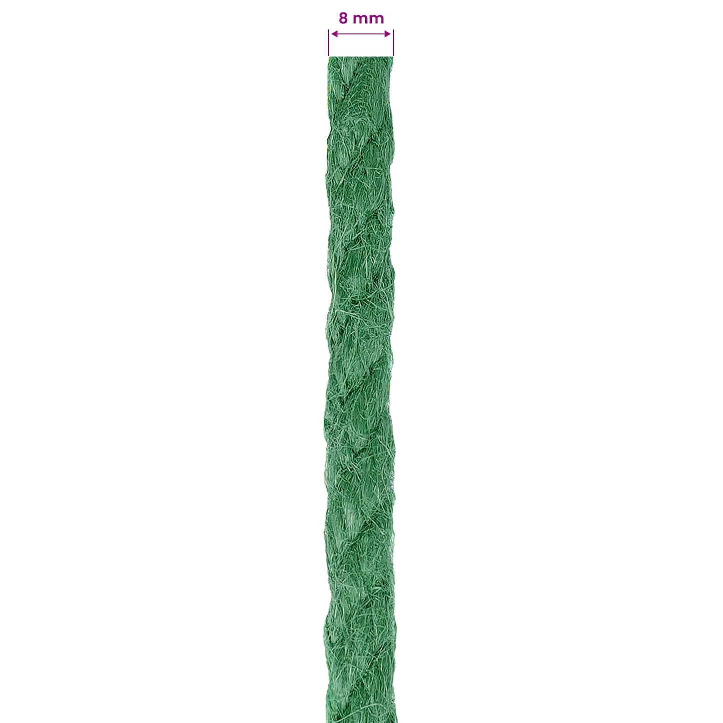 Jutové Lano Zelená 100% Jute Tossa