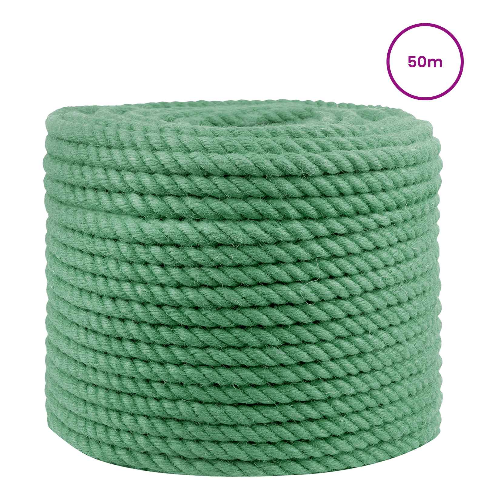 Jutové Lano Zelená 100% Jute Tossa
