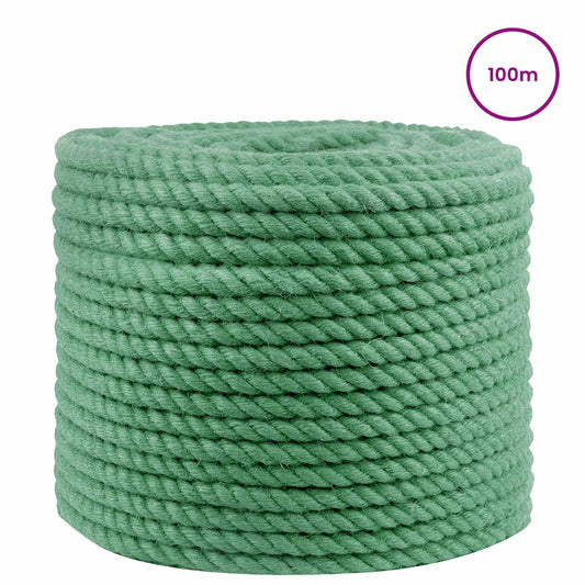Jutové Lano Zelená 100% Jute Tossa