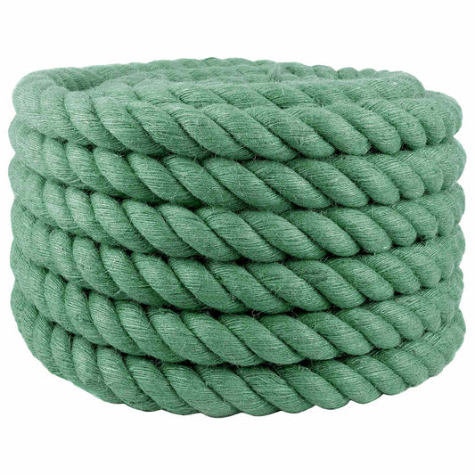 Jutové Lano Zelená 100% Jute Tossa
