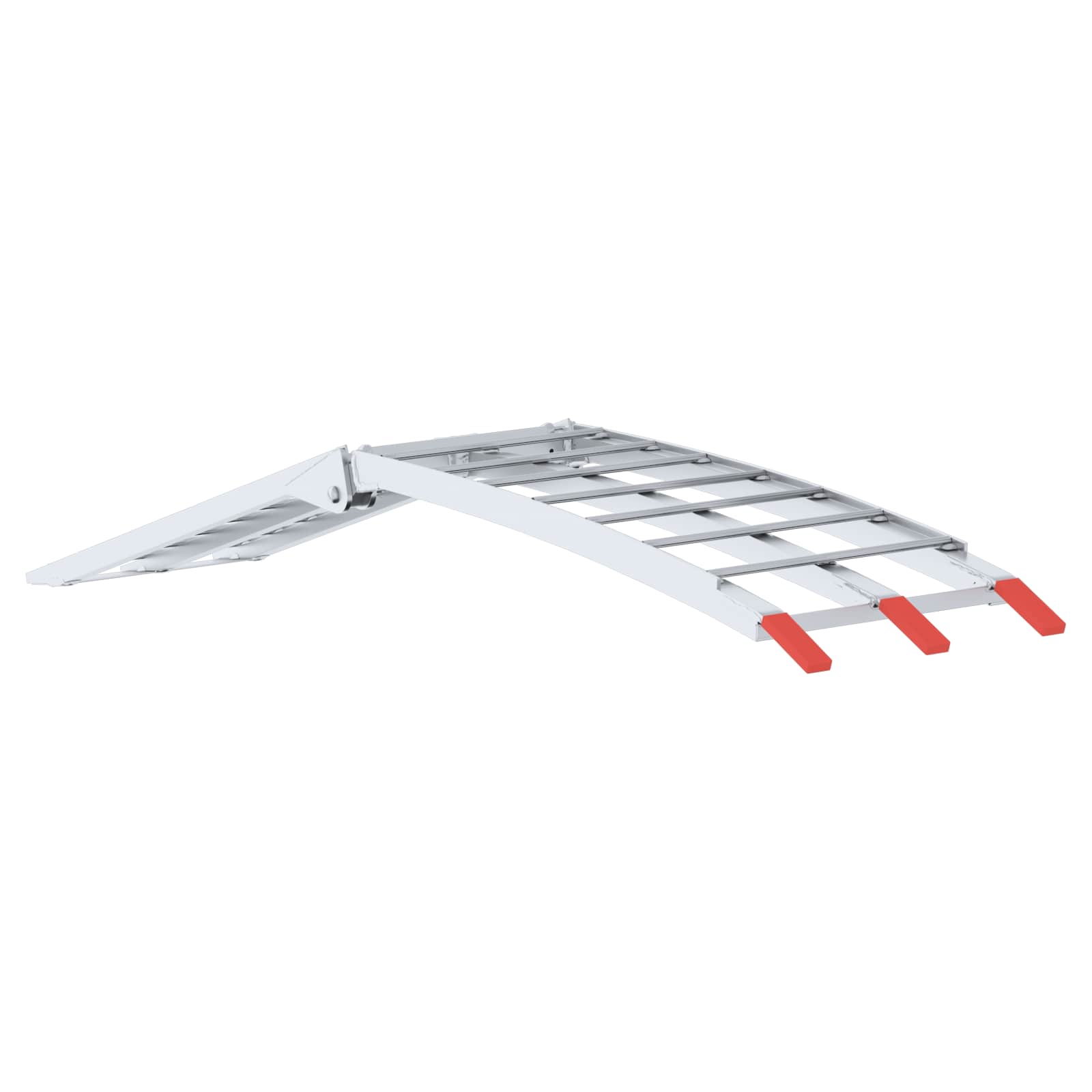 Rampa Pro Motorky Stříbrná 180 X 28 X 5 Cm Hliník
