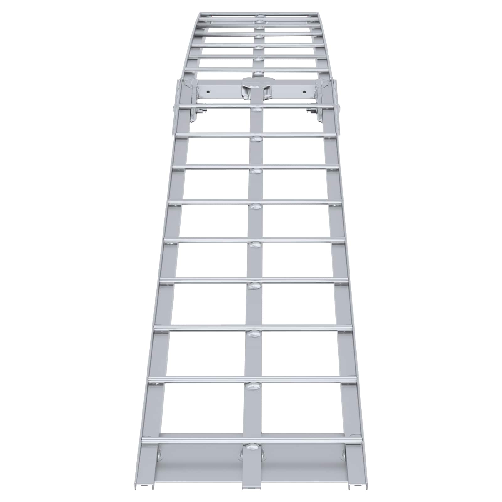 Rampa Pro Motorky Stříbrná 180 X 28 X 5 Cm Hliník