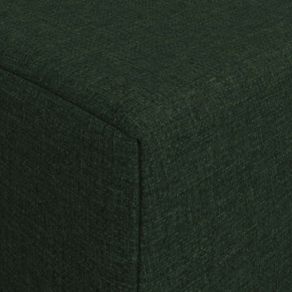 Skládací Pohovka Postel Tmavě Zelená 200 X 70 X 15 Cm Textil