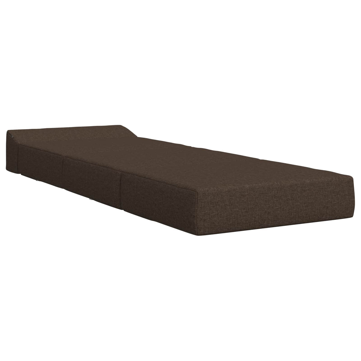 Skládací Pohovka Postel Taupe 200 X 70 X 15 Cm Textil