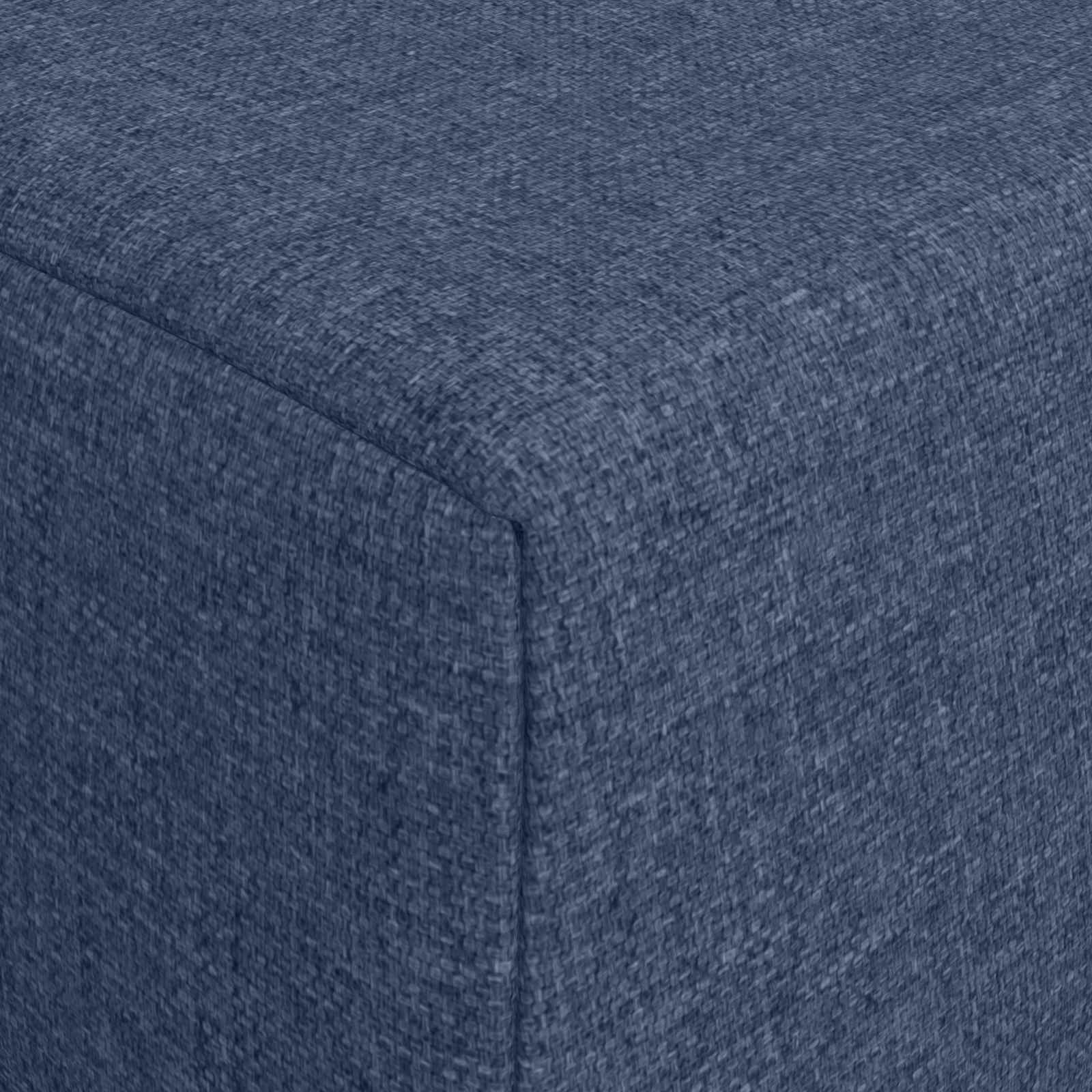 Skládací Pohovka Postel Modrá 200 X 70 X 15 Cm Textil