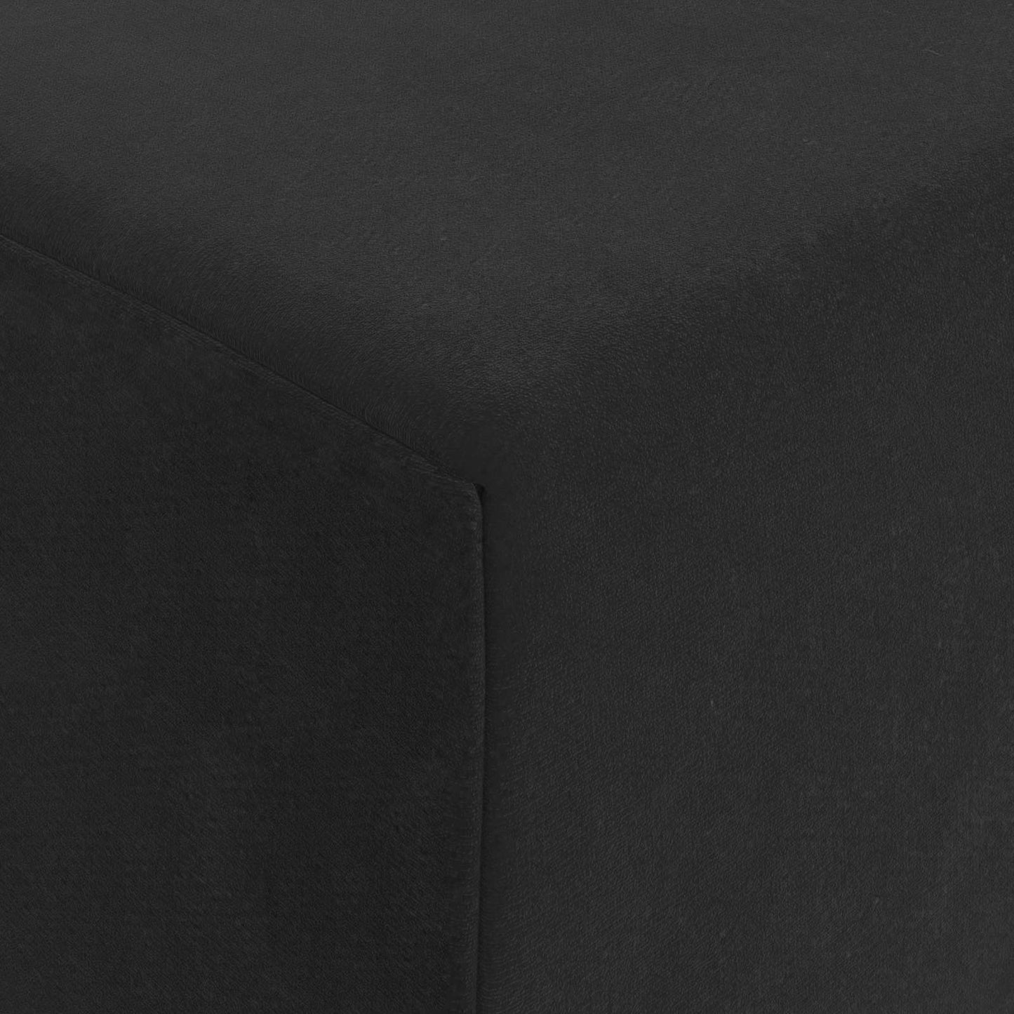 Skládací Pohovka Postel Černá 200 X 70 X 15 Cm Samet