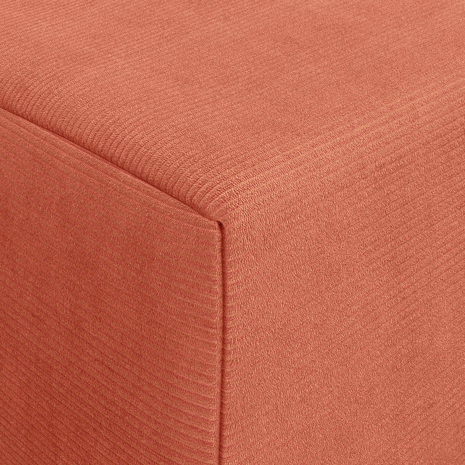 Skládací Pohovka Postel Červená Oranžová 200 X 70 X 15 Cm