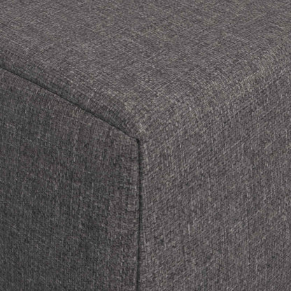 Skládací Pohovka Postel Světle Šedá 200 X 70 X 10 Cm Textil