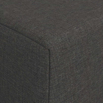 Skládací Pohovka Postel Tmavě Šedá 200 X 70 X 10 Cm Textil