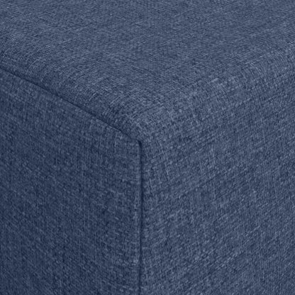 Skládací Pohovka Postel Modrá 200 X 70 X 10 Cm Textil