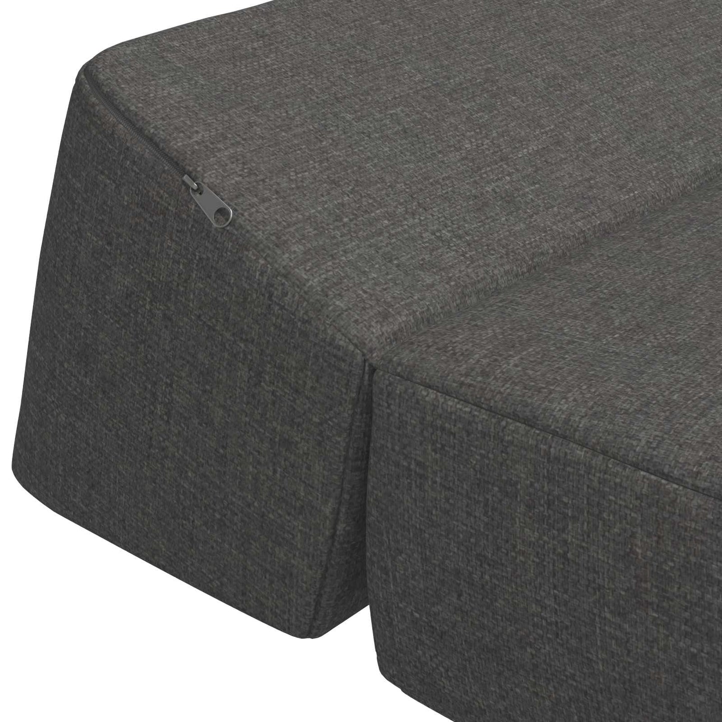 Skládací Pohovka Postel Tmavě Šedá 120 X 60 X 49 Cm Textil