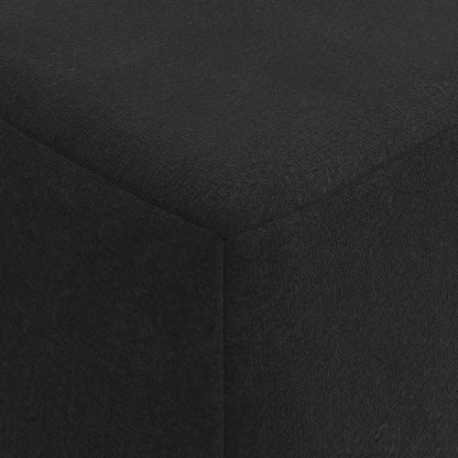Skládací Pohovka Postel Černá 120 X 60 X 49 Cm Textil