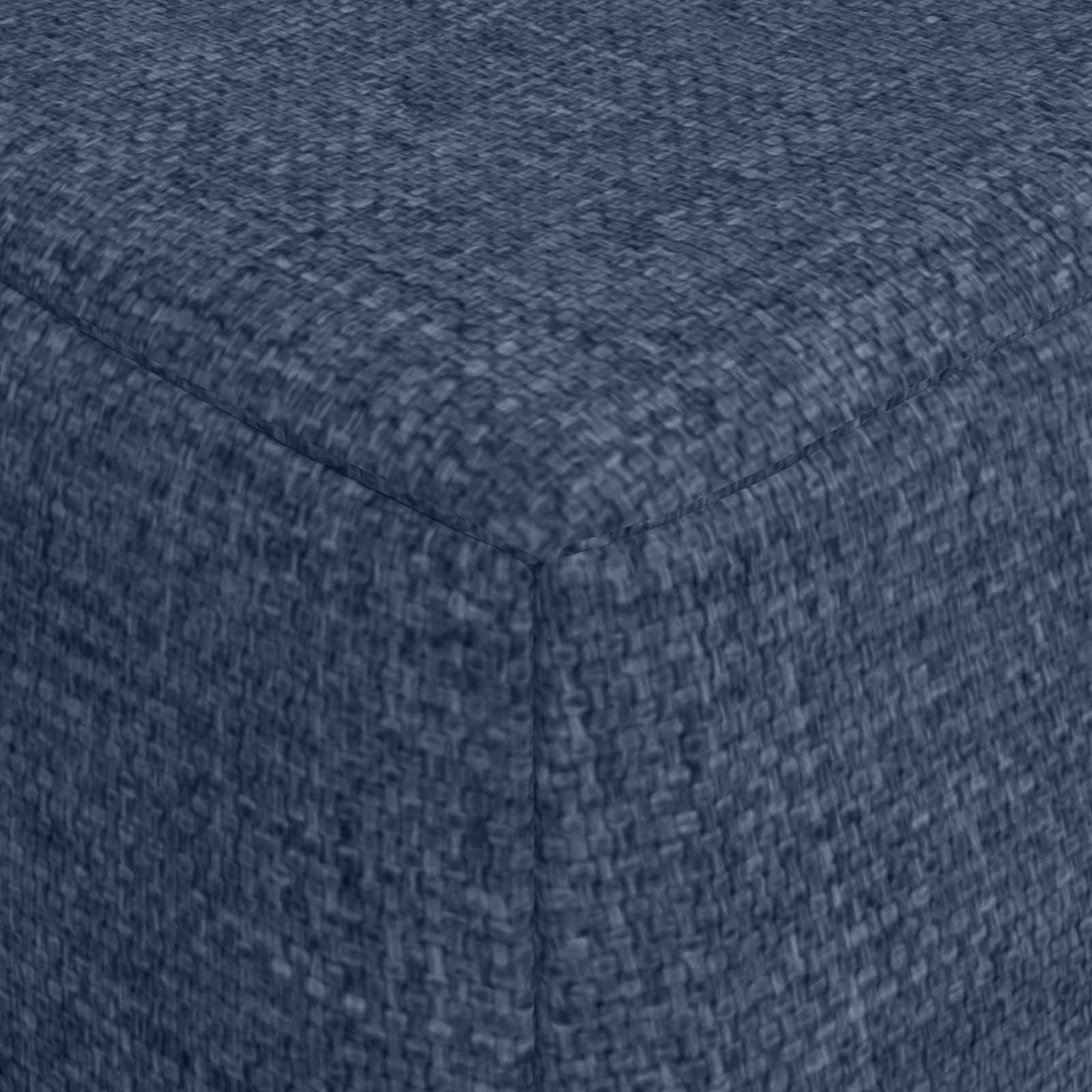Skládací Pohovka Postel Modrá 120 X 60 X 49 Cm Textil
