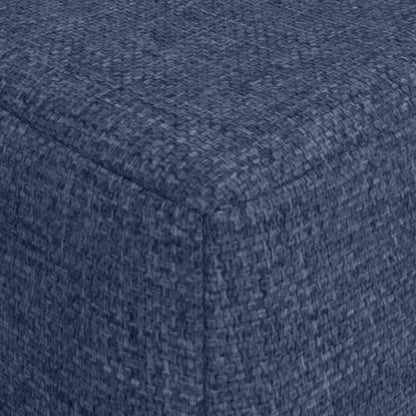 Skládací Pohovka Postel Modrá 120 X 60 X 49 Cm Textil