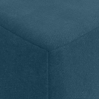 Skládací Pohovka Postel Modrá 120 X 60 X 49 Cm Textil