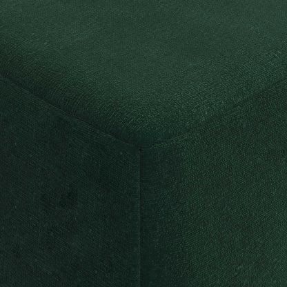 Skládací Pohovka Postel Tmavě Zelená 120 X 60 X 49 Cm Textil