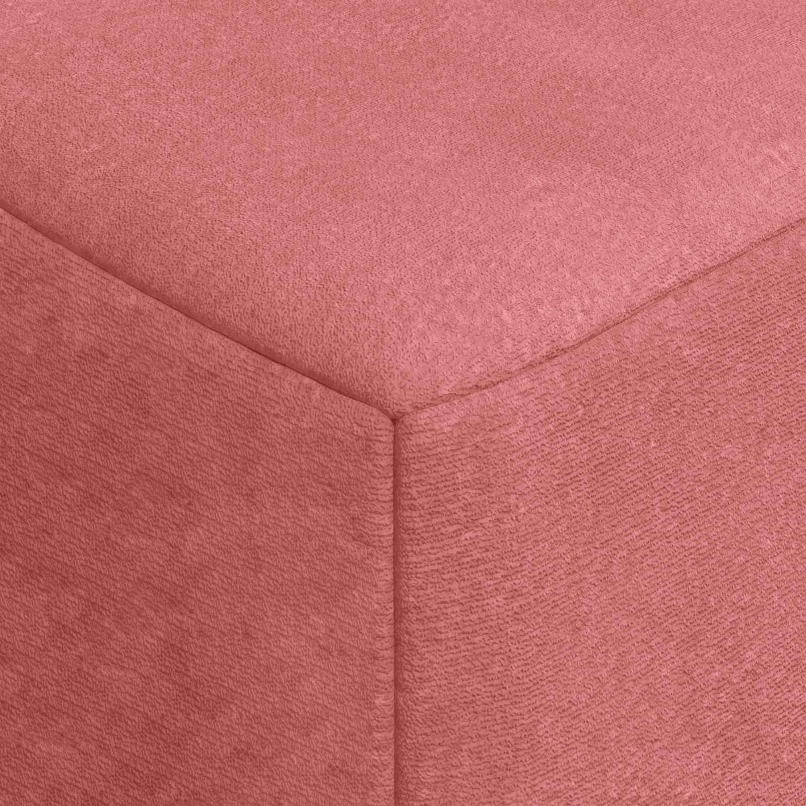 Skládací Pohovka Postel Růžová 120 X 60 X 49 Cm Textil