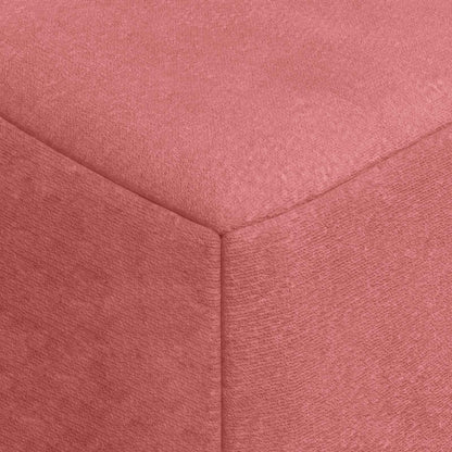 Skládací Pohovka Postel Růžová 120 X 60 X 49 Cm Textil