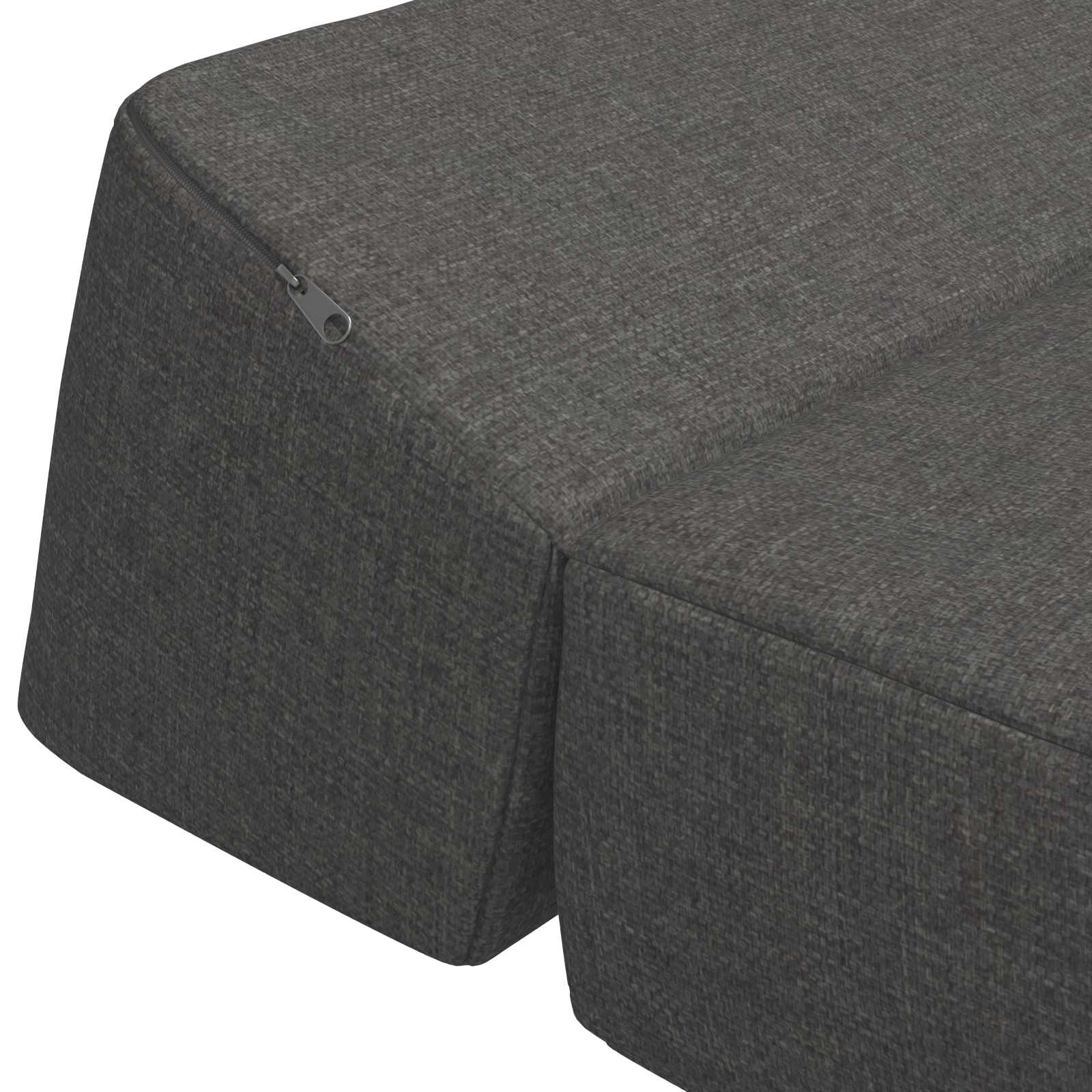 Skládací Pohovka Postel Tmavě Šedá 60 X 70 X 41 Cm Textil